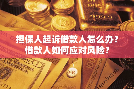 济南担保人起诉借款人怎么办？借款人如何应对风险？