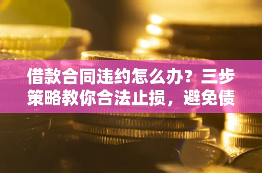 济南借款合同违约怎么办？三步策略教你合法止损，避免债务危机升级