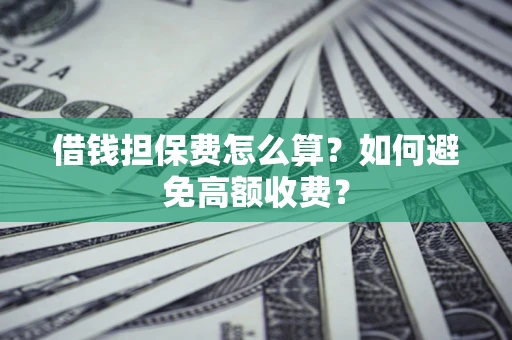 济南借钱担保费怎么算？如何避免高额收费？