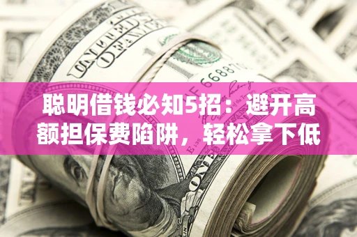 济南聪明借钱必知5招：避开高额担保费陷阱，轻松拿下低息贷款