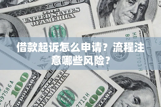 济南借款起诉怎么申请？流程注意哪些风险？